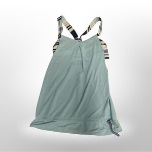 Lululemon‎ Blue Rest Less Built In Bra Tank Top